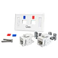 Combo 2 Jacks Cat6 + Face Plate | Instalación Rápida y Conexión Confiable - Miniatura 5