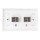 Combo 2 Jacks Cat6 + Face Plate | Instalación Rápida y Conexión Confiable - Miniatura 2