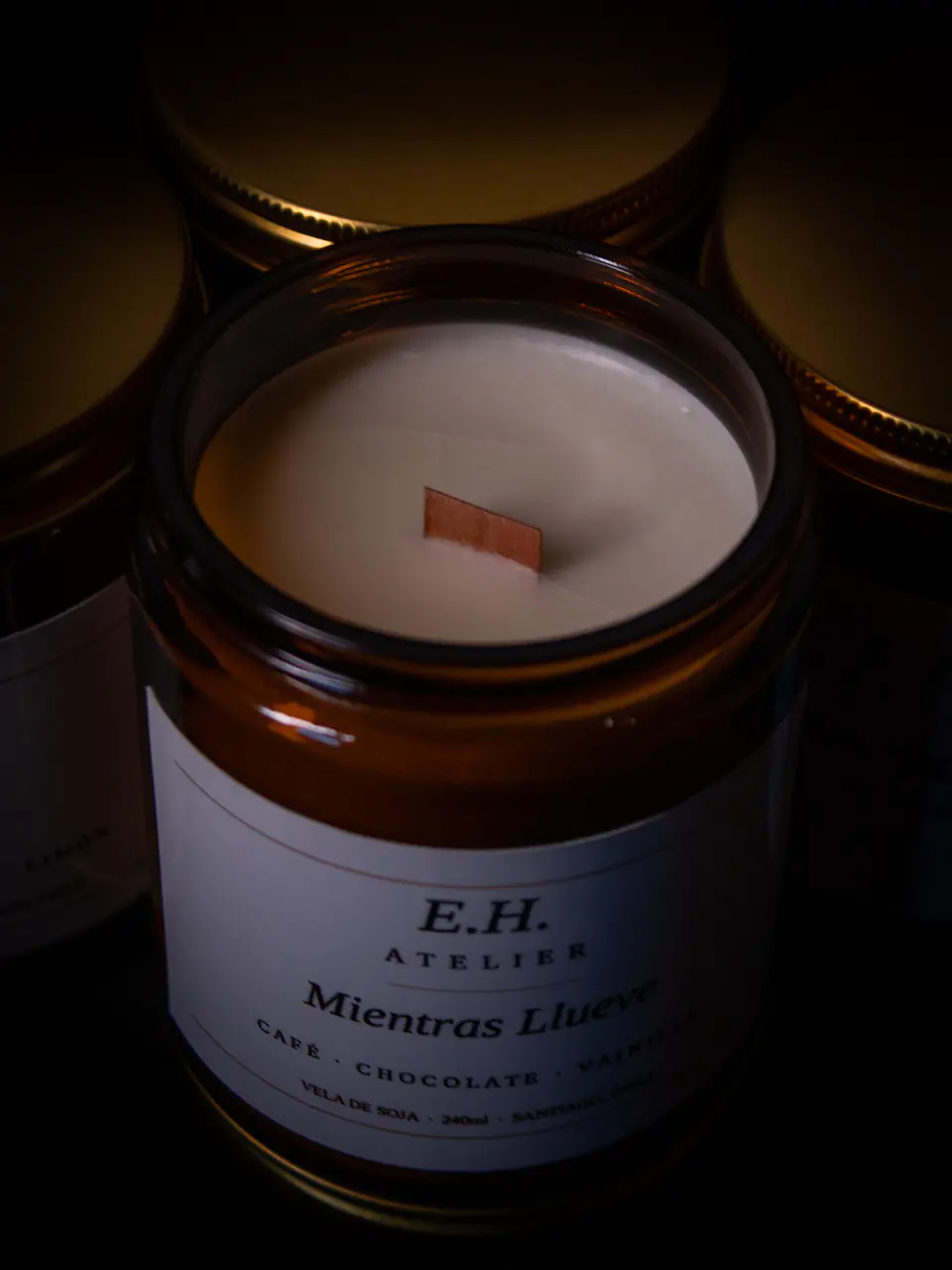 Mientras Llueve — Vela de Soja 3