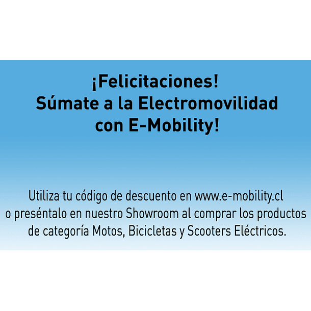 Giftcard E-Mobility $25.000 2