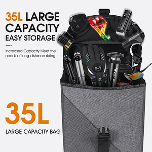 Alforja Trasera para Bicicleta 35lt