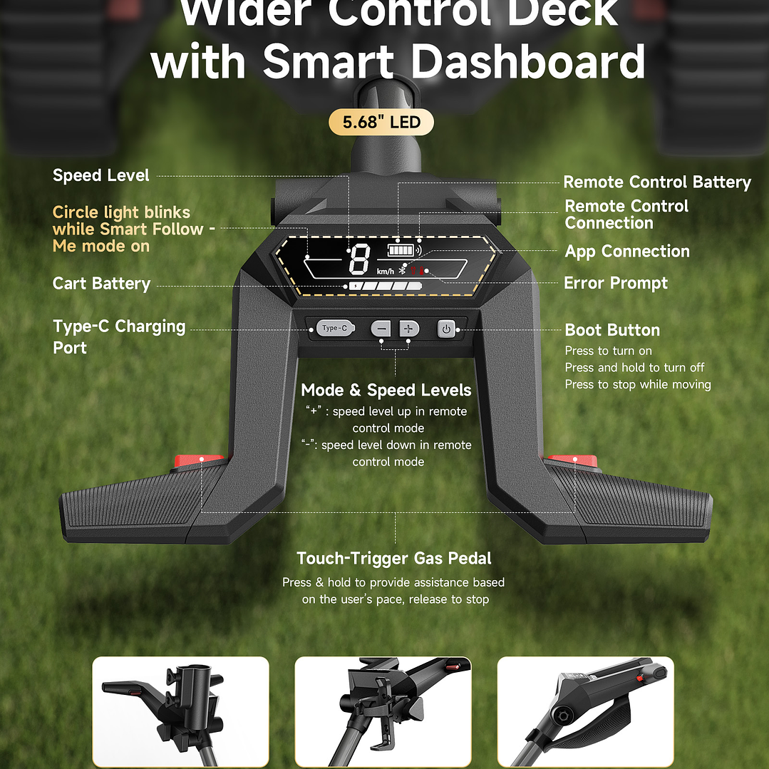 Golf Push Cart Navee Birdie 3X 11