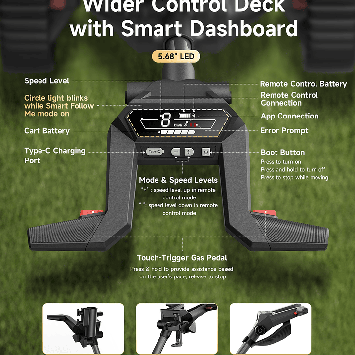 Golf Push Cart Navee Birdie 3X 11