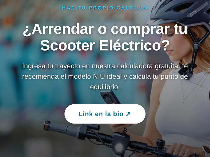 Calcula tu consumo en Scooter