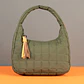 BOLSO HOBE DE HOMBRO M Tela antifluido – verde    - Miniatura 1
