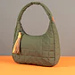 BOLSO HOBE DE HOMBRO M Tela antifluido – verde    - Miniatura 2
