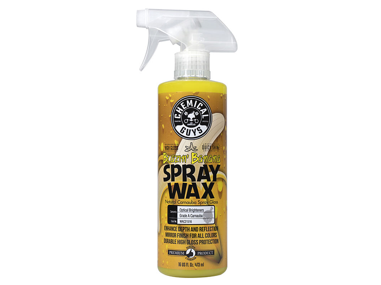 BLAZIN’ BANANA NATURAL CARNAUBA SPRAY WAX 1