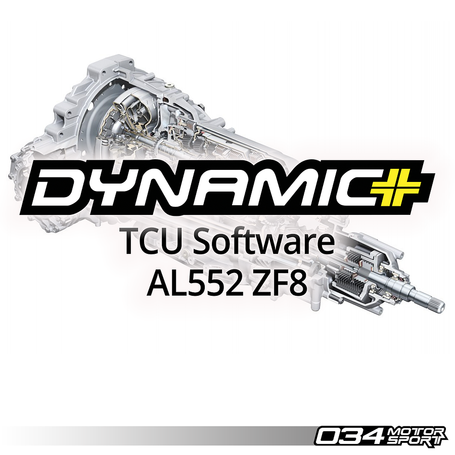 DYNAMIC+ STAGE 2 TCU SOFTWARE UPGRADE FOR AL552 ZF8 TRANSMISSION, B9 S4/S5/SQ5
