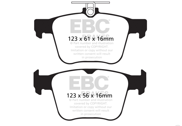 Yellow Stuff VW GOLF R mk7/7.5 ( Traseras ) 1