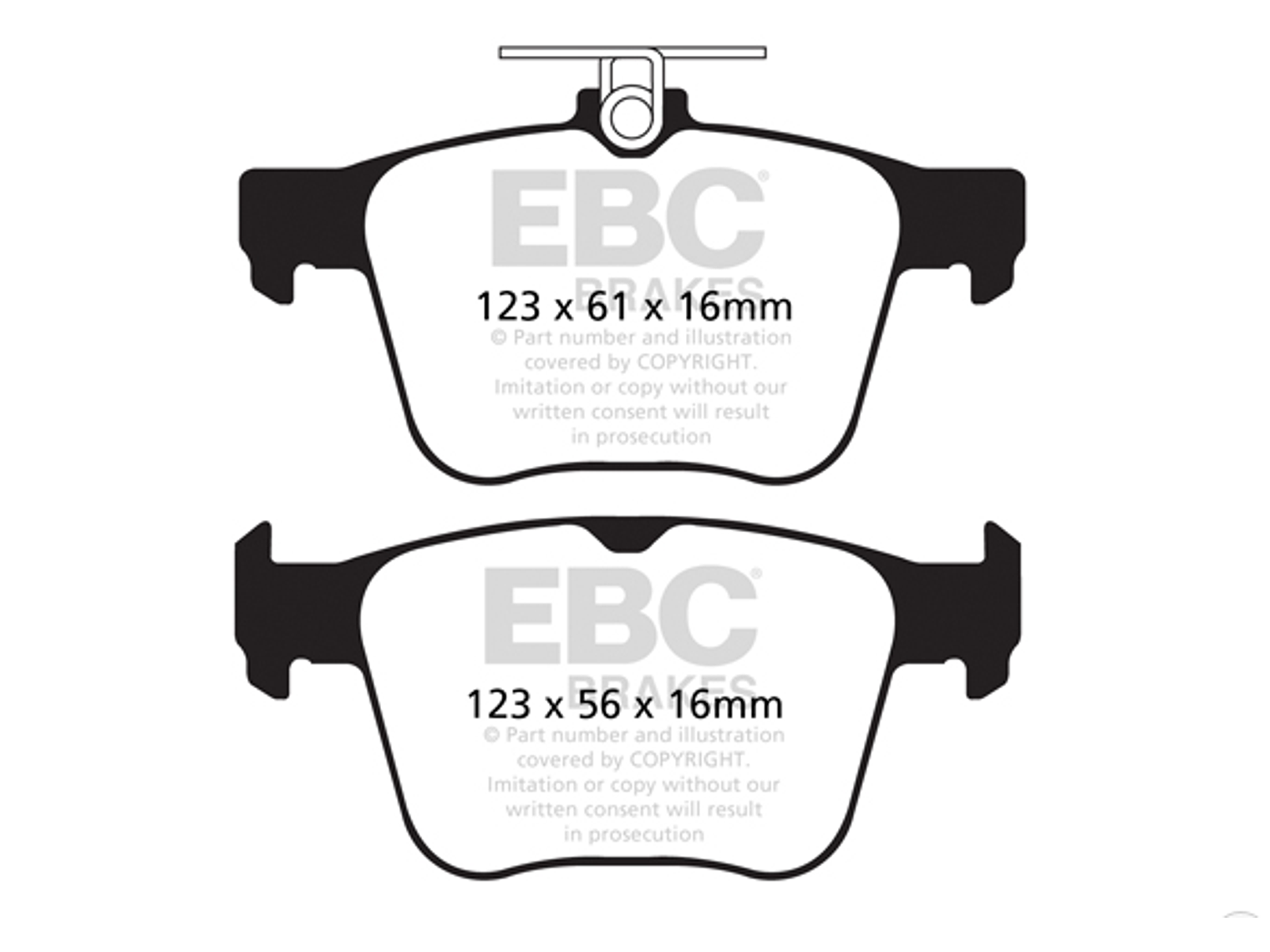 Yellow Stuff VW GOLF R mk7/7.5 ( Traseras ) 1