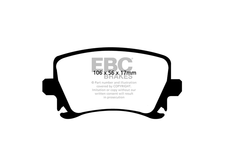 VAG MK5 Yellow Stuff  ( Traseras ) 1