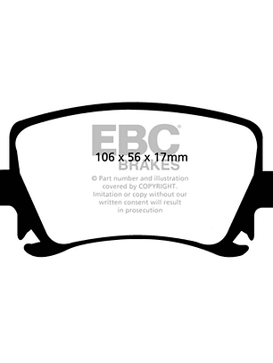 VAG MK5 Yellow Stuff  ( Traseras )