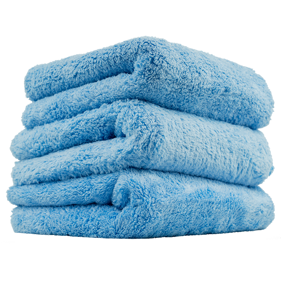 Happy Ending Edgless Microfiber Towel 16″ X 16″ (3 Pack) azul
