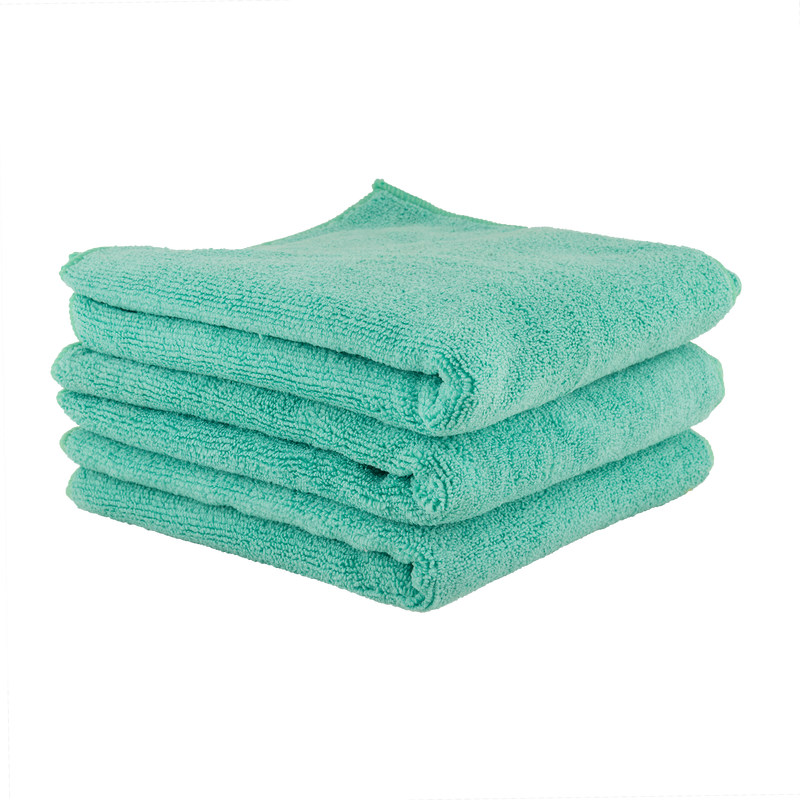 Workhorse Professional Grade Microfiber Towel 16″ X 16″ (3 Pack) Verde 1