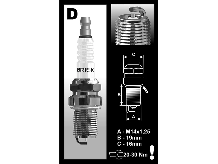 Bujia DR12S Brisk Racing Silver  2