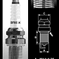 Bujia DR12S Brisk Racing Silver  - Miniatura 2