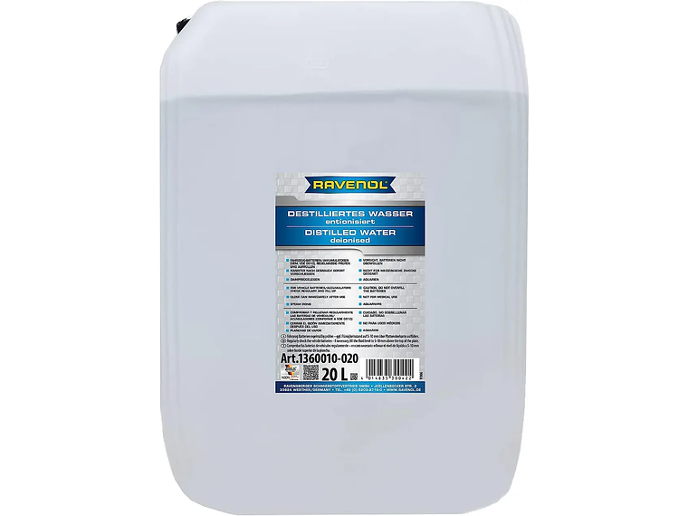 Agua Destilada 20L 1