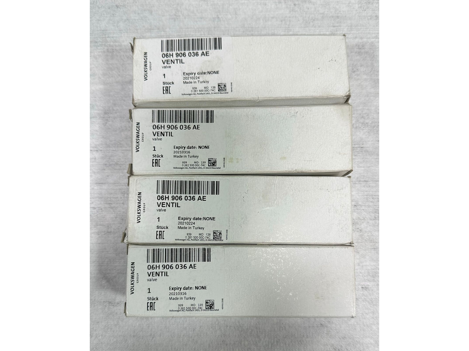 Injectores MK6 TSI 06H906036AE KiT 4