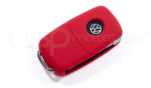 LLAVERO DE SILICONA USP JELLY (MODELOS VW) - ROJO 1