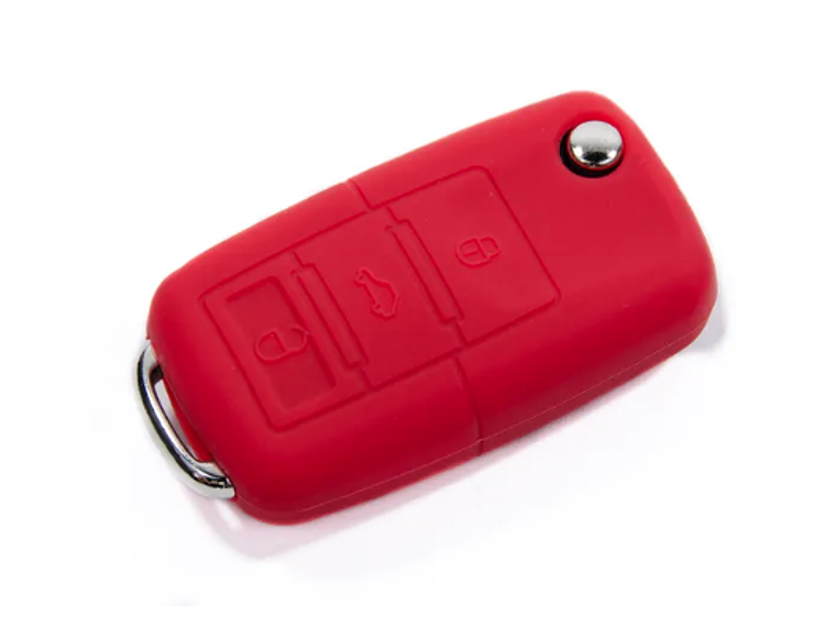 LLAVERO DE SILICONA USP JELLY (MODELOS VW) - ROJO 2