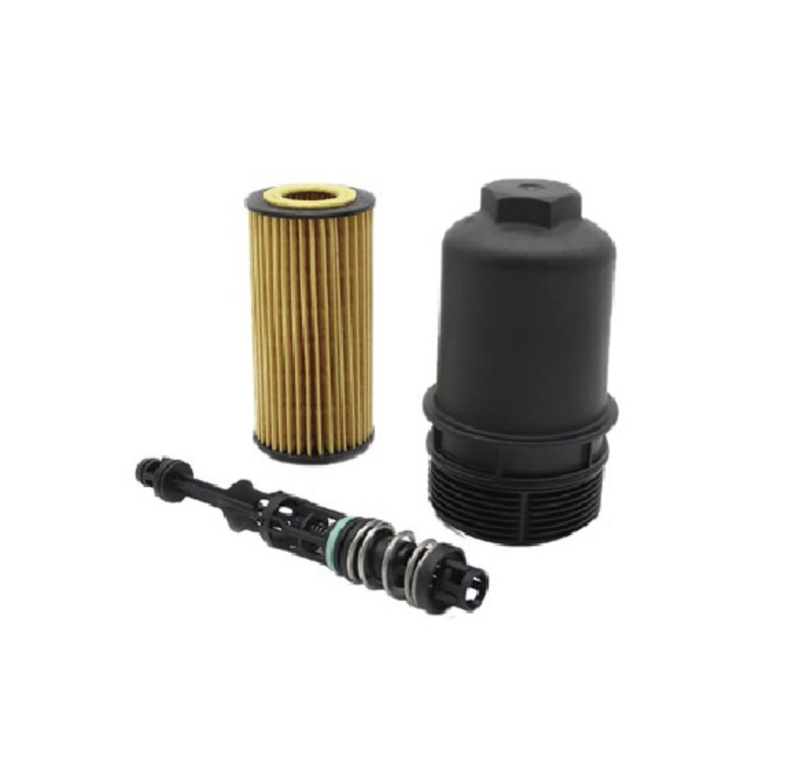 Tapa filtro aceite motor con válvula reguladora de presión y filtro de aceite ( 1.8TFSI – 2.0TFSI Gen 3 ) 2