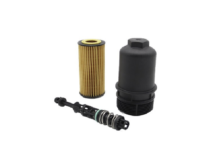 Tapa filtro aceite motor con válvula reguladora de presión y filtro de aceite ( 1.8TFSI – 2.0TFSI Gen 3 ) 2