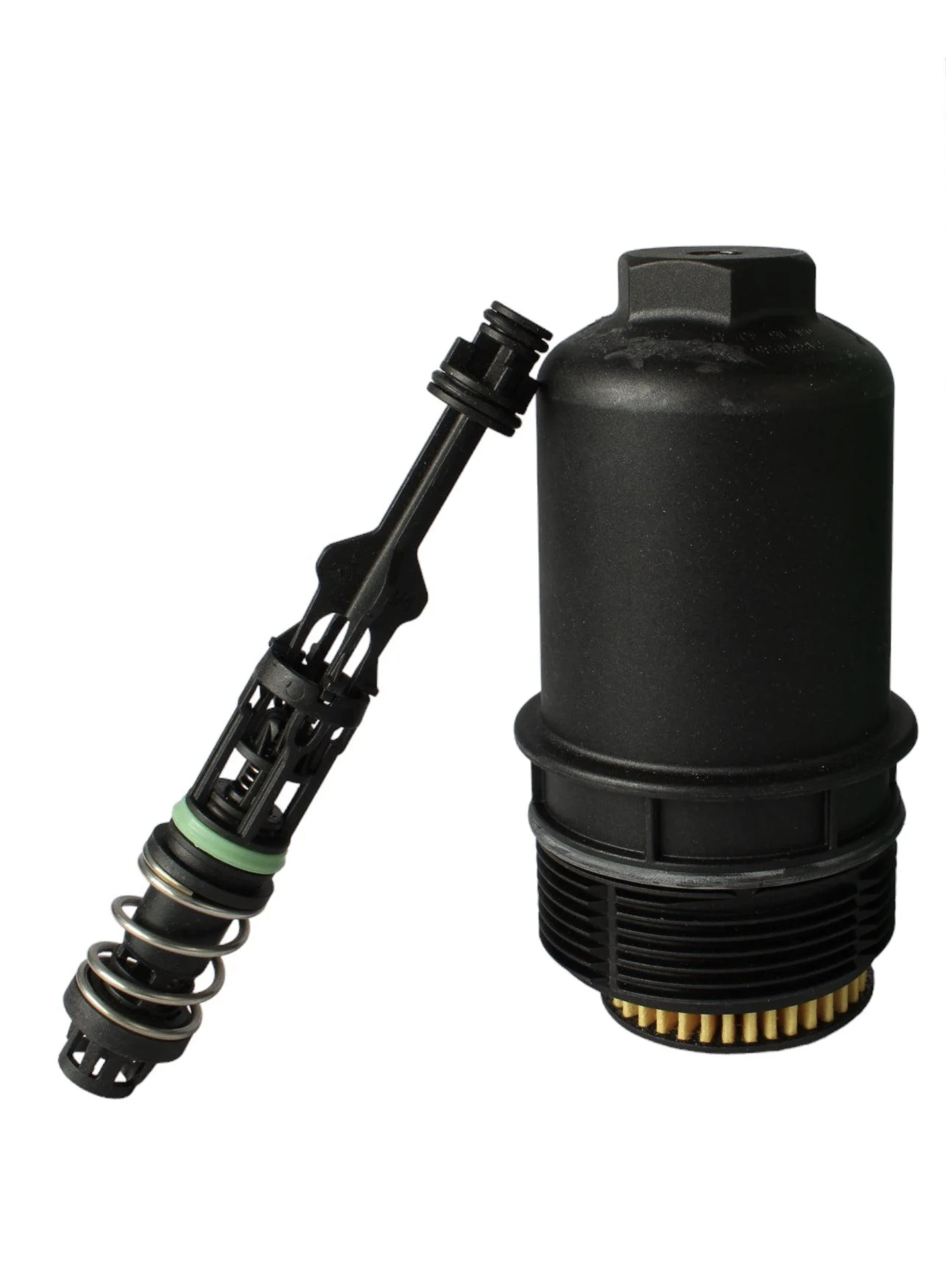 Tapa filtro aceite motor con válvula reguladora de presión y filtro de aceite ( 1.8TFSI – 2.0TFSI Gen 3 ) 1