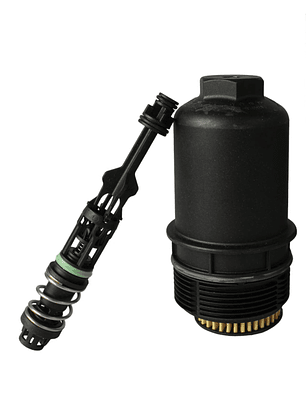 Tapa filtro aceite motor con válvula reguladora de presión y filtro de aceite ( 1.8TFSI – 2.0TFSI Gen 3 )