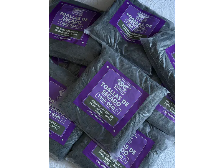 Toalla de Secado 60×90 cm · 1200 GSM – DC Car Detailing 2