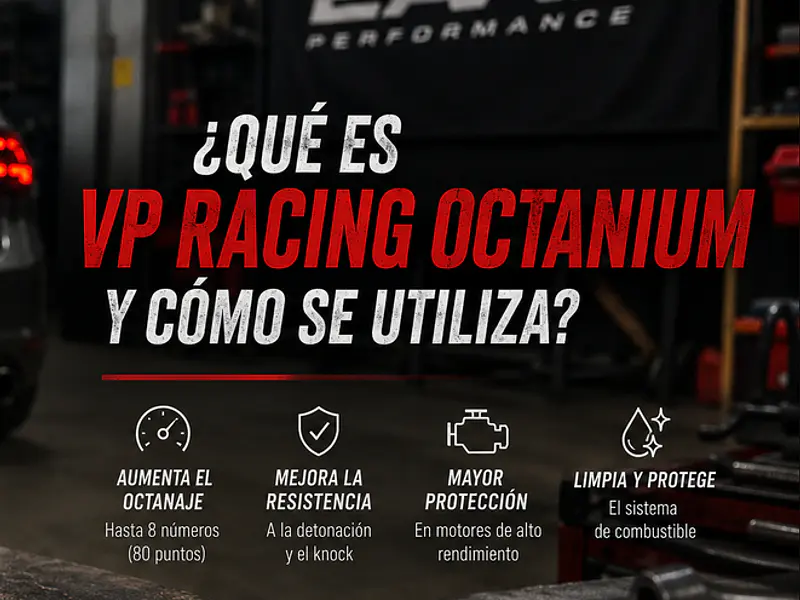 ¿Qué es VP Racing Octanium® y cómo se utiliza correctamente?