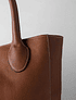 LEATHER SHOPPING BAG 