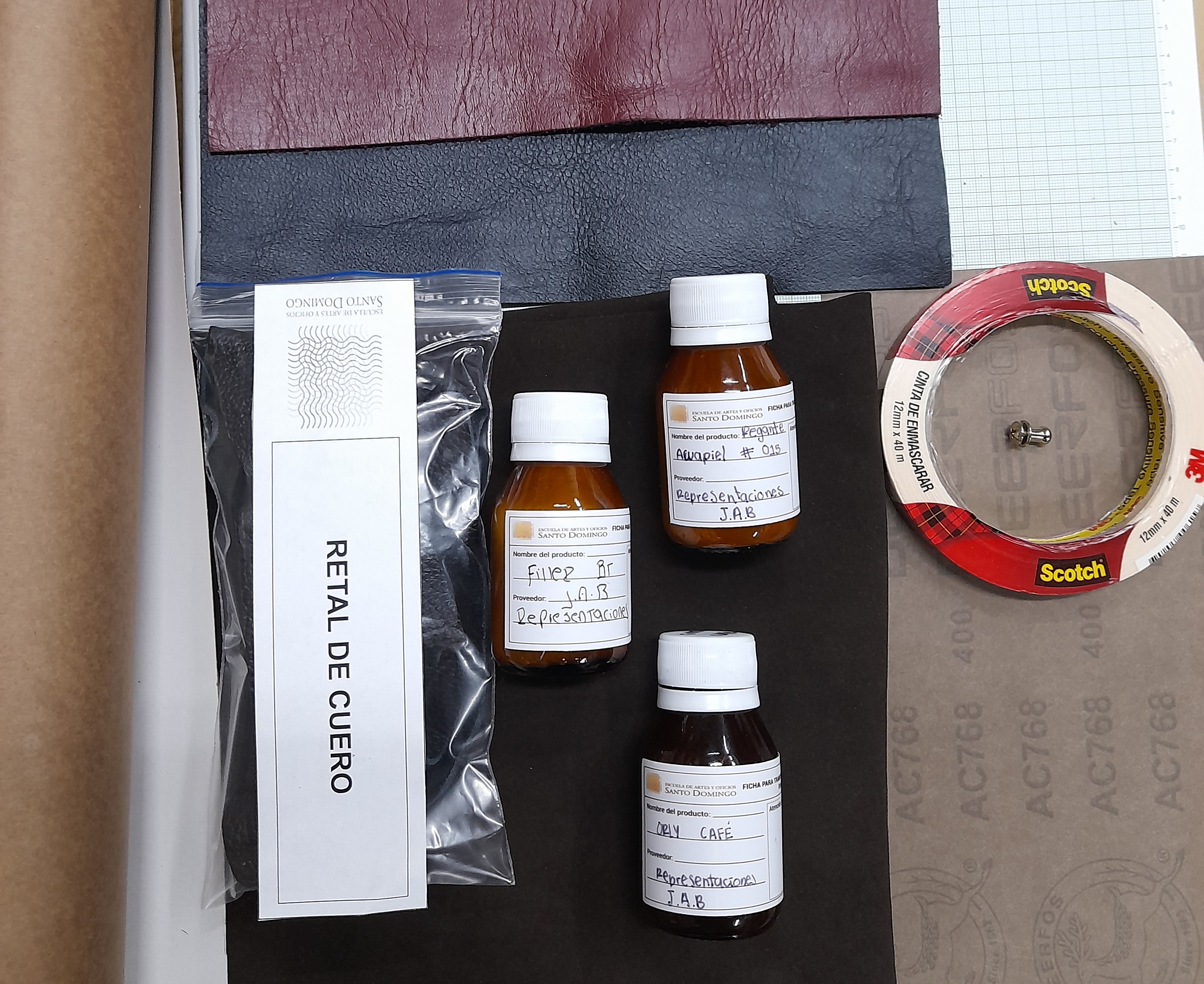 Leather Knitting Material Kit 