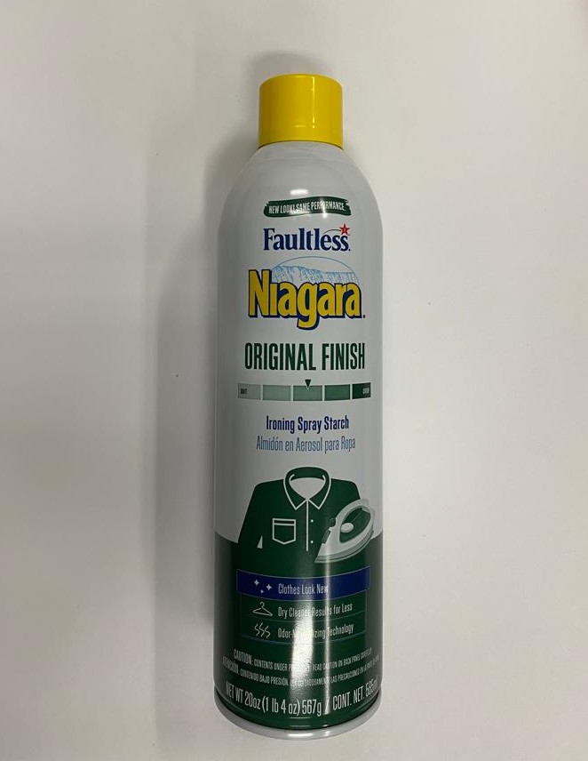 1 unidad  Frasco de almidon marca Niagara en spray
