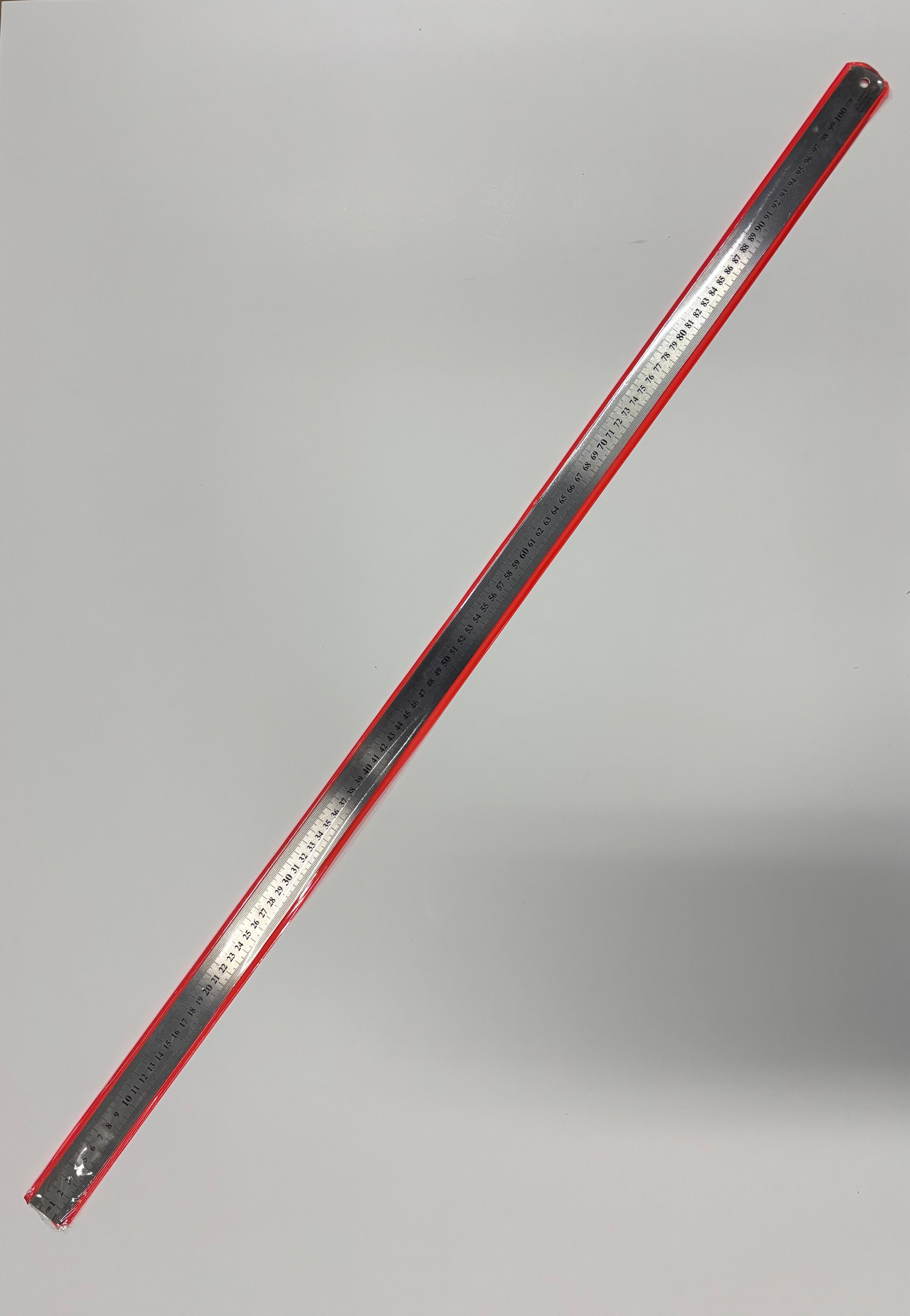 Regla de acero inox 1m 