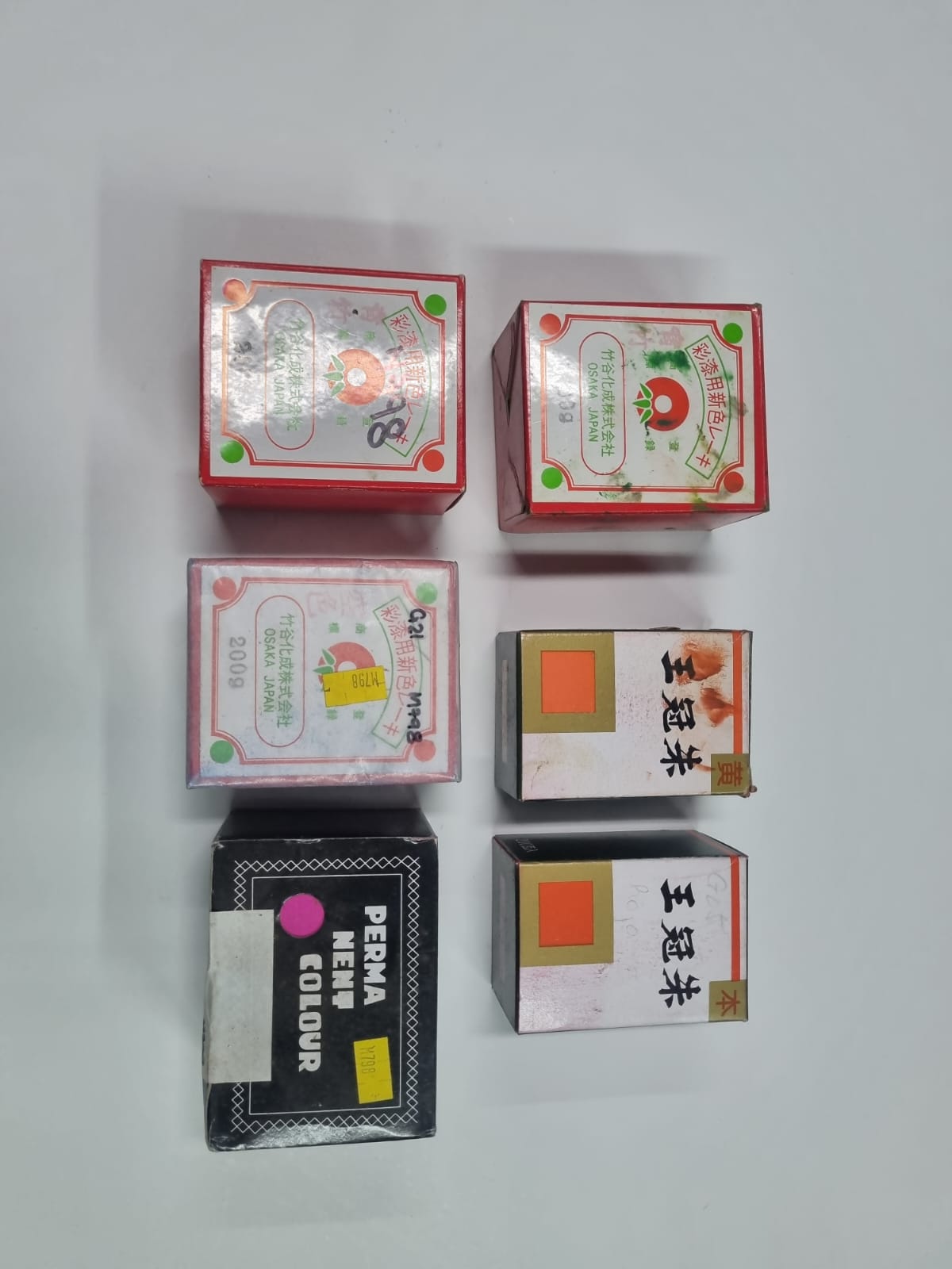 Pigmento japones colores