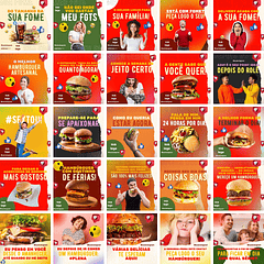 Pack Canva Hamburgueria 3.0 Templates Editáveis 100 Artes + Bônus