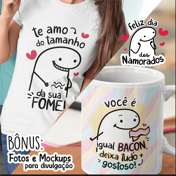 Kit Digital Flork Namorados Apaixonados Arquivos Png 4