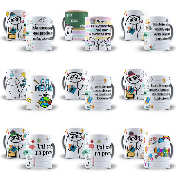 31 Artes Caneca Flork Dia dos Professores Arquivos em Jpg  1