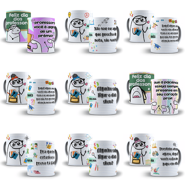 31 Artes Caneca Flork Dia dos Professores Arquivos em Jpg  3