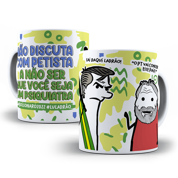 61 Artes Flork Caneca e Camisa para Sublimação Lula e Bolsonaro Arquivos em Png 7