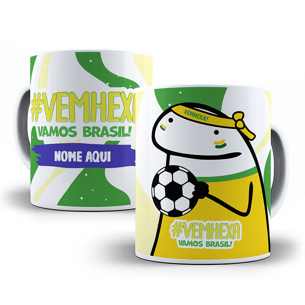 10 Artes Caneca Torcedor Brasil Sublimação Arquivos Png 6