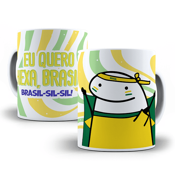 10 Artes Caneca Torcedor Brasil Sublimação Arquivos Png 7