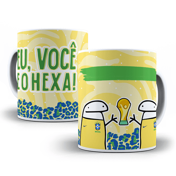 9 Artes Caneca Brasil Copa 2022 em Jpg 3