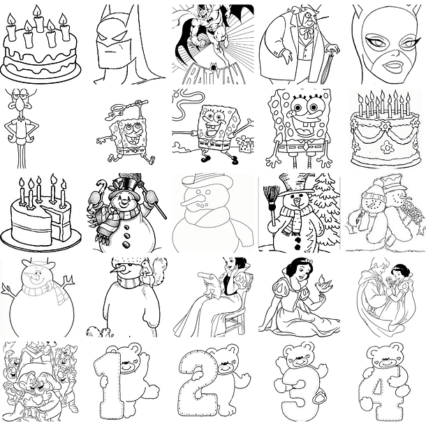 Desenhos para colorir - 50 opções para imprimir e é grátis!