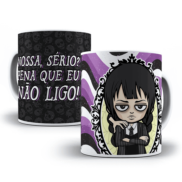 24 Artes Caneca Wandinha Jenna Ortega em Jpg  4