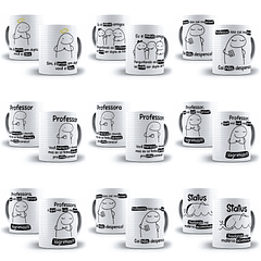 30 Artes Caneca Dia dos Professores Flork em Png