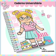 Kit Escolar Caderno Aluninhas 2023 em Pdf e Png