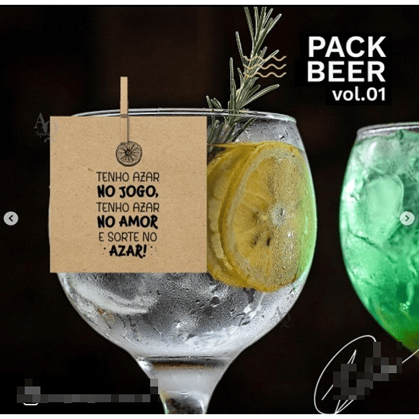 Pacote Artes para Drink Beer em Png 9