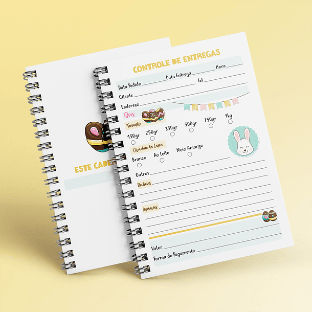Arquivos Caderno de Pedidos e Receitas Pascoa em Pdf 8