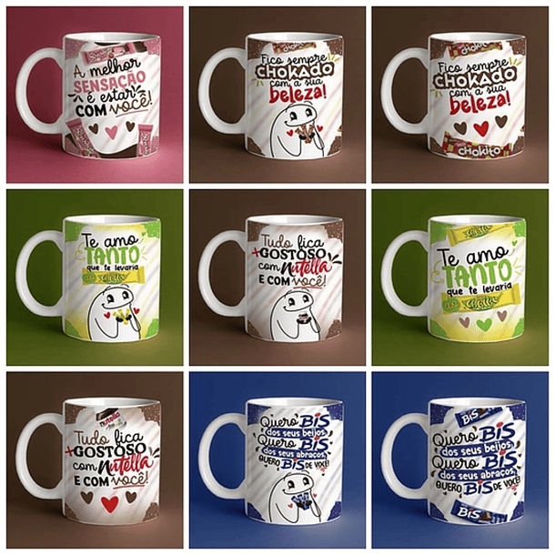 32 Artes para Caneca Flork Páscoa Arquivos Digital 3